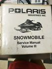9913263 Polaris Genuine Volume Iii Snowmobile Oem Service Manual