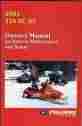 9917595 Snow Polaris 2003 Snowmobile 120 Xc Sp P N Owners Maintenance Manual 880