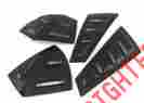 Acc-p024 Boondocker Polaris Pro Rmk Louvered Hood Vents
