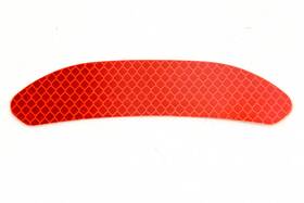 516000225 Aftermarket Red Reflector Decal Nos