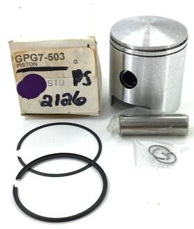 Gpg7-503 Aftermarket Polaris 74-75 Snowmobile 340 Twin 500 Trpl. Engine Std Piston W Rings Bore 62