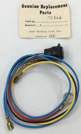 Amf 30366 Genuine Vintage Snowmobile Replacement Four Prong Wire Harness Nos