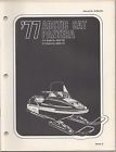 0185-079 Arctic Pantera Cat 1977 Snowmobile Parts 598 Manual