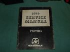 Arctic Arcticcat Vintage1976 Printed Printingdept. Panteraservicemanual