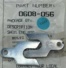 0608-056 Arctic Cat 2 Pk Snowmobile Engine Shim .060 Inch Fits 1991-2002 Models