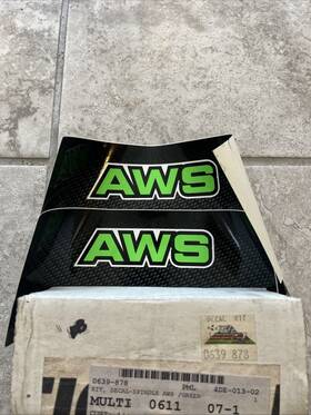 0639-878 Arctic Cat Snowmobile Decal Spindle Kit Aws #0639-878