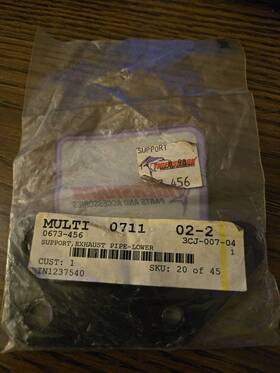 0673-456 Arctic Cat Oem Tigershark Exhaust Support