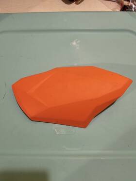 1641-409 Arctic Cat Team Hand Guards - Orange
