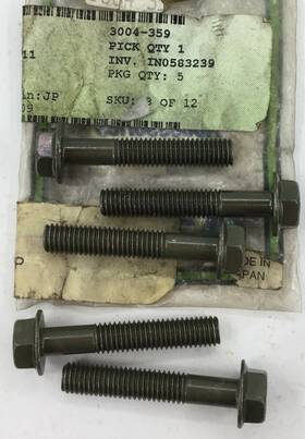 Arctic Cat 3004-359 5pk Snowmobile Inlet Pipe Bolts Fits 1990-94 96-2018 Models