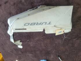 Arctic Cat 3718-254 - Plate Skid Right White 2012 M1100 M8000 M6000