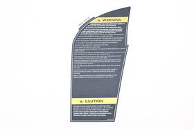 4621-812 Arctic Cat New Oem Warning Decal Nos