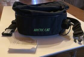Arctic Cat 4912-061 Vintage Snowmobile Fanny Pack Hip Waist Water Storage Bag