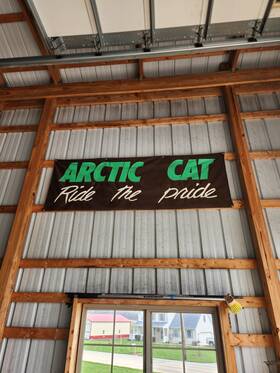 Arctic Cat 5224057 Banner Late 80s Slogan Inch Ride The Pride