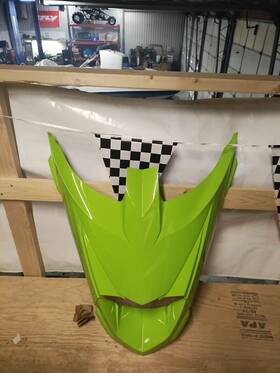 7800-852 Arctic Cat Artic Lid Hood-sl Grn-turbo-mfg Assy