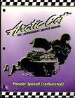 2255-529 Arctic Service Powder Special 1997 Manual Carbureted Cat