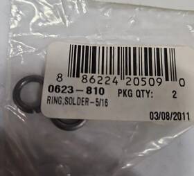 0623-810 Artic Cat Arctic 2qty Solder Ring 5/16 Oem Nos Ac22