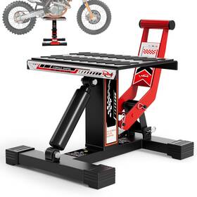 Baouff 21160017 Dirt Bike Stand Widen 1000lbs Capacity Hydraulic Motorcycle Lift Jack