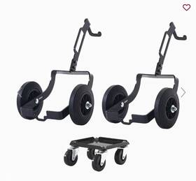 Black Ice Sno-6011 Three-piece Drivable Snowmobile Dolly 1 500 Lbs. Weight Capacity Per