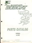 405518 Bobcat Evinrude 1971 -250 345 Parts Snowmobile Manual