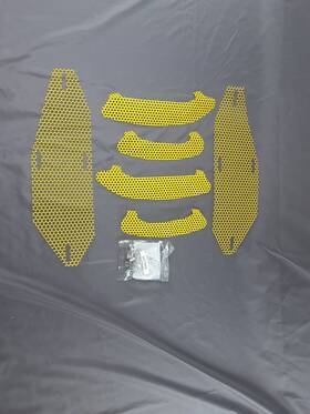 860704000 Bombardier Ski-doo Yellow Grill Kit S Chassis