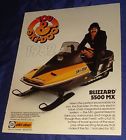 Bs528 Brochure 1982 Ski-doo Snowmobile Vtg Dealer Sales