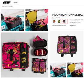 F11000900-000-701 Brp 509/polaris Lock And Ride 21 Liter Mountain Tunnel Bag- Pink Vis