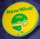 Bs149 Week Snow Badge Event Snowmobile Patch 1980 Crest Vtg