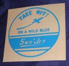 Bs152 Snojet Snowmobile Crest Patch Vtg Badge