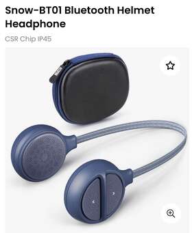 Om-bt01 Bt Snow- Bt01 Bluetooth Helmet Headphones