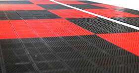 13612-2 Caliber Protech Smooth Flooring - Red 24 Pcs