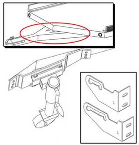 Ca0212 Caliber V-front Adapter Kit Fits Trito N Dual Axle For Ramps