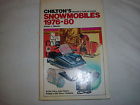 6978 Chiltons Up 1976-1980 ..6978 Repair Guide Tune Vintage Snowmobiles