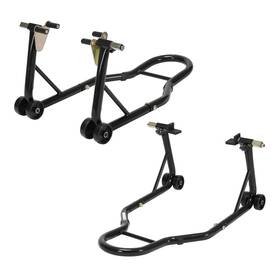 Wls-0882-bk Crossewin Universal Motorcycle Front And Rear Combo Wheel Lift Paddock Stand