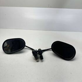 391929 Dennis Kirk Cipa Deluxe Handle Bar Mirror-pair - Snow