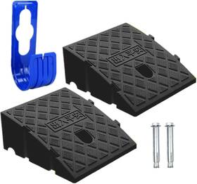 Dcb2 Deshitong 2pack Curb Ramp Black Color With One Large Hose Hook 4.33 Inch High