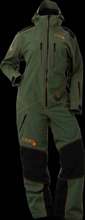 519897 Dsg Spectrum 2.0 Monosuit Black/forest Green Lg