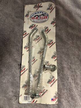 15-6426 Duraflex Pair Hi-roller Snowmobile Ice And Snow Scratchers Reverse Compatible