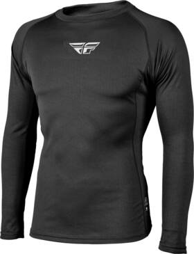 Fly Racing 354-6403x Heavyweight Baselayer Top Black Fits Xl