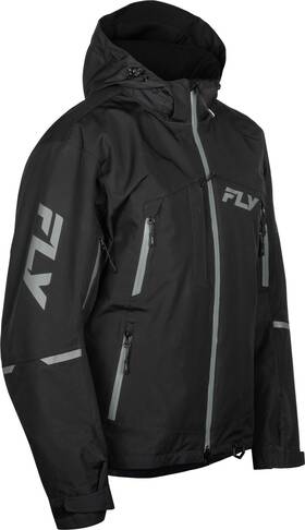 470-4106m Fly Racing Incline Jacket Black/grey Medium Waterproof Breathable Moto Gear