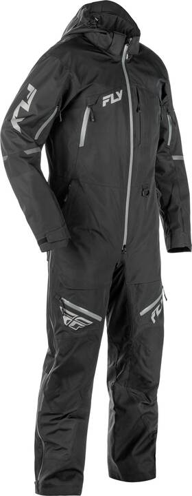 470-43802x Fly Racing Incline Monosuit Black 2x Waterproof Breathable Motorcycle Suit