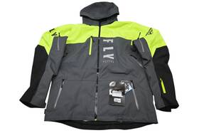 Fly Racing 470-52042x Xl Black/grey/hi-vis Carbon Jacket Nos