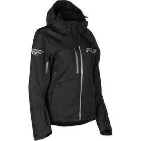 470-5210xs Fly Racing Snow Womens Carbon Jacket - Black/grey X-small