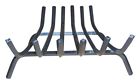 Fr186 Lynx Fireplace Grate Steel Front Back Painted Black 078616401863