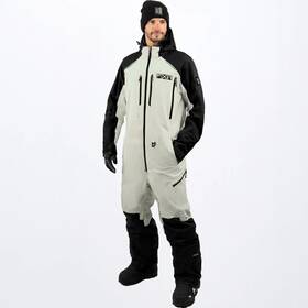 222829-0110-07 Fxr Racing Ridge Lite Monosuits Sm Bone/black