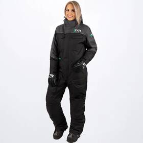 222939-1008-06 Fxr Racing Excursion Womens Monosuits 6 Black/charcoal