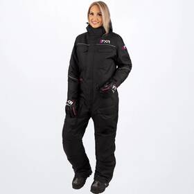 222939-1090-20 Fxr Racing Excursion Womens Monosuits 20 Black