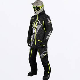 232803-1012-07 Fxr Racing Cx F.a.s.t. Ins Monosuit 23 S Black/black Camo/hivis