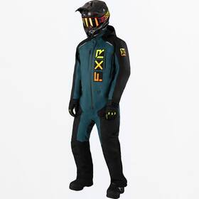 232813-1057-13 Fxr Racing Recruit F.a.s.t. Ins Monosuit 23 L Blk/drk Steel/inferno