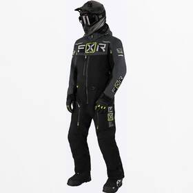 232818-1008-13 Fxr Racing Maverick Lite Monosuit 23 L Black/char/hivis