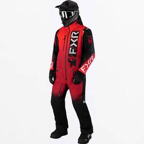 232836-1024-16 Fxr Racing Helium Insulated Monosuit 23 Xl Red Fade/black